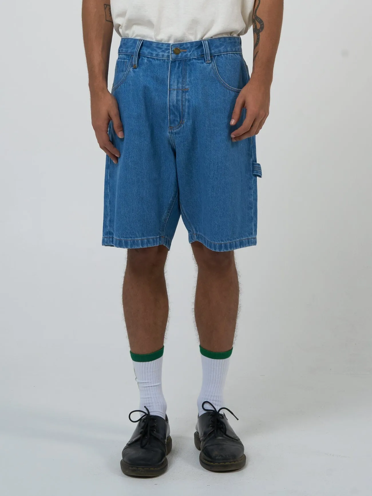 Big Slacker Denim Short - Peel Blue