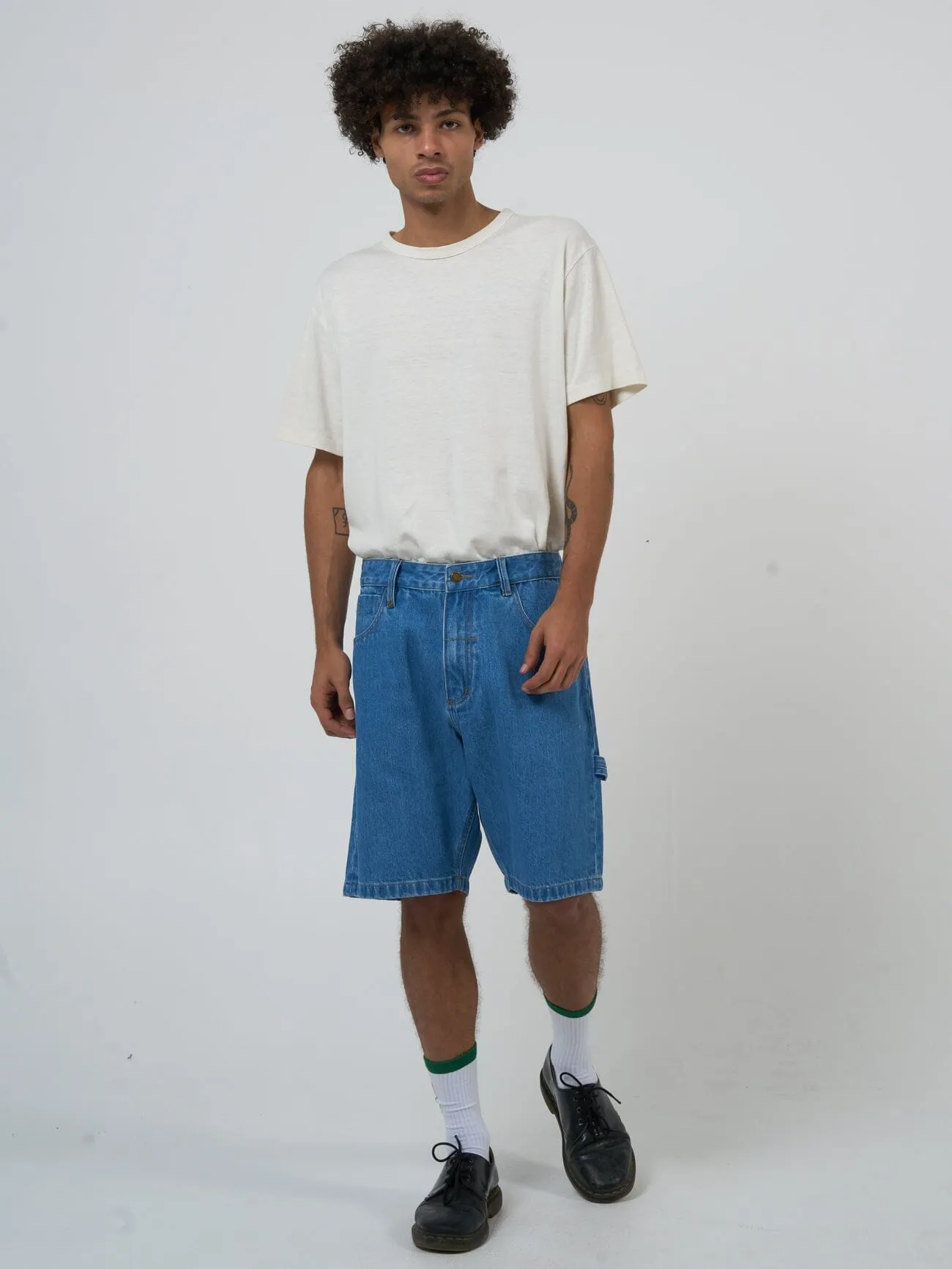 Big Slacker Denim Short - Peel Blue