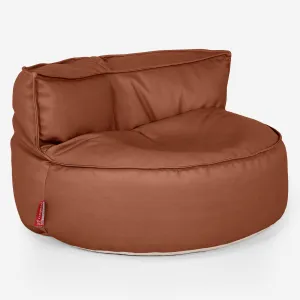 Chloe Bean Bag Sofa - Vegan Leather Chestnut