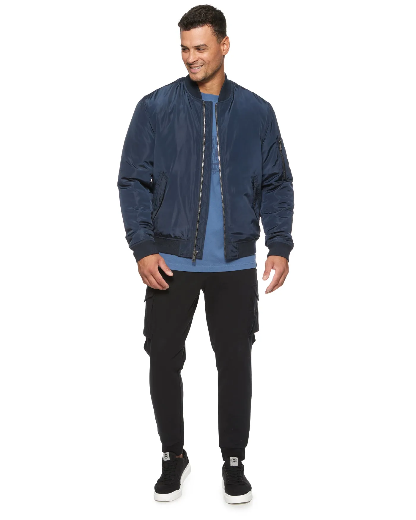 COLE FILLED BOMBER JACKET