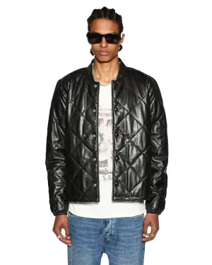 ECLIPSE QUILTED BOMBER BLACK