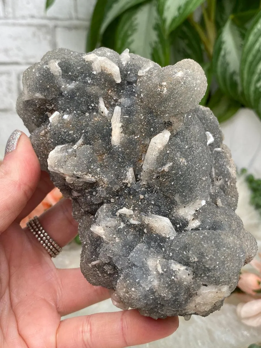 Gray Chalcedony Crystals