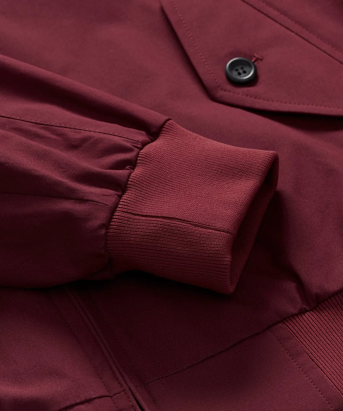 Harrington Peach Cotton in Burgundy