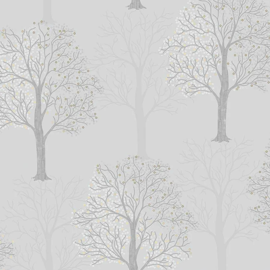 Holden Ornella Tree Light Slate Wallpaper - 35960