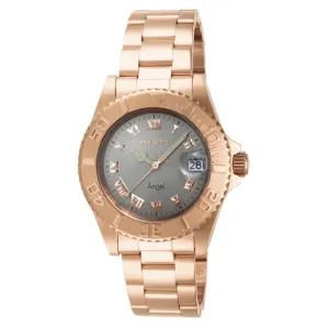 Invicta Women's Angel Swiss Quartz 200m Rose Gold Stainless Steel Watch 14368