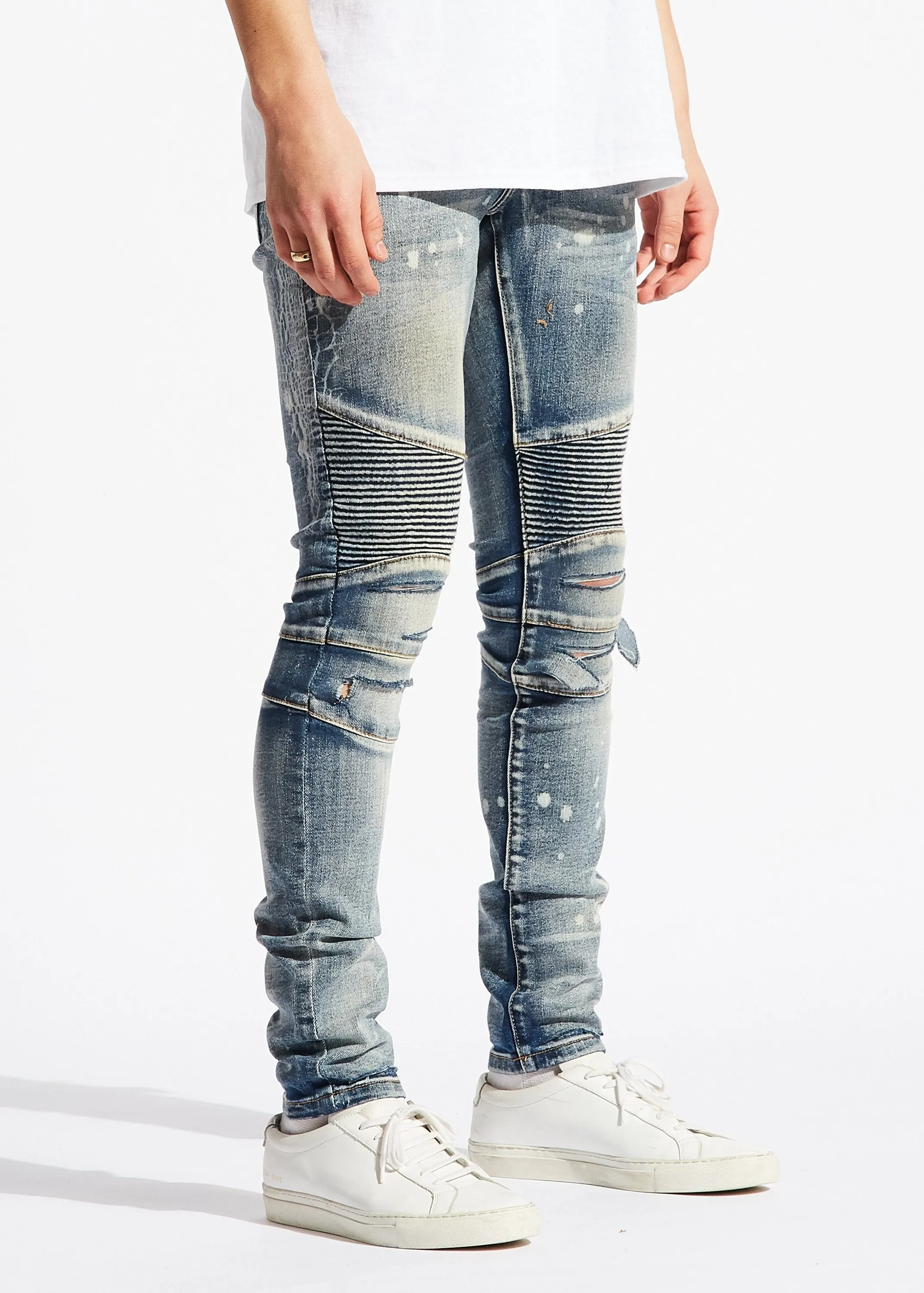 Larue Biker Denim (Blue)