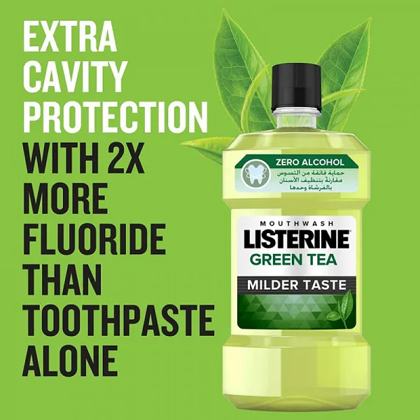 Listerine - Green Tea Zero Alcohol Daily Mouthwash