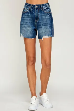 Maggie High Rise Denim Shorts