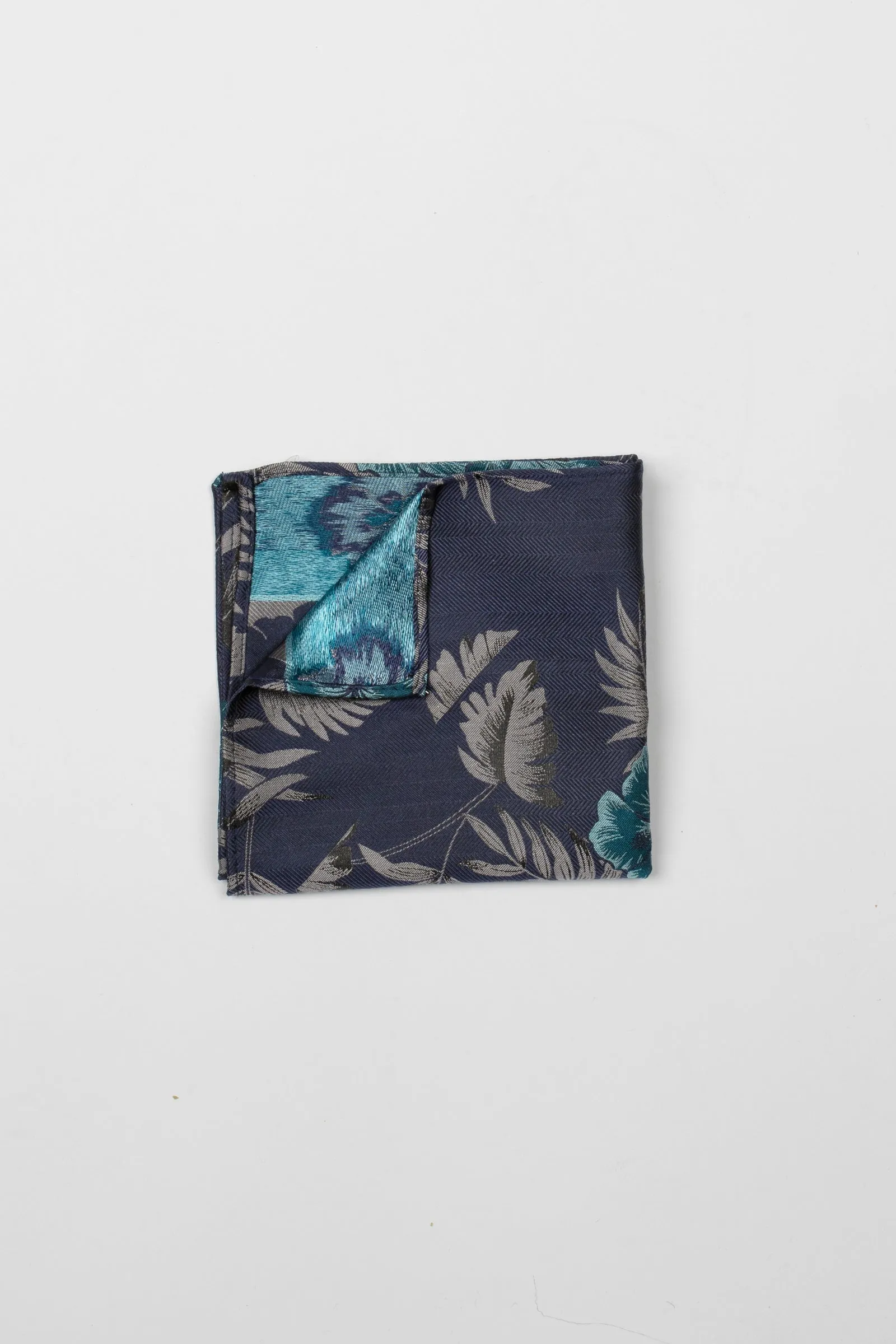 Navy/Teal Stylish Floral Hank