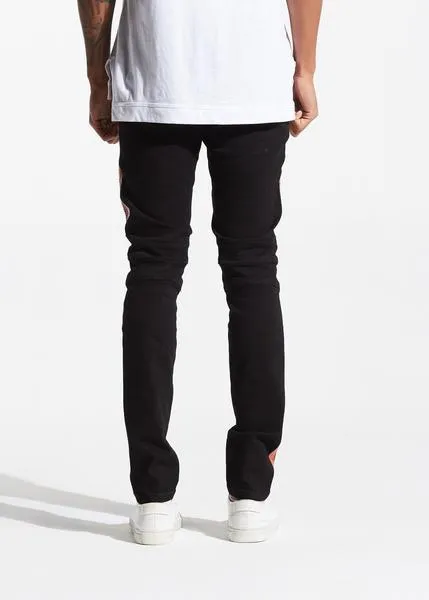 Racer Biker Denim (Jet Black)