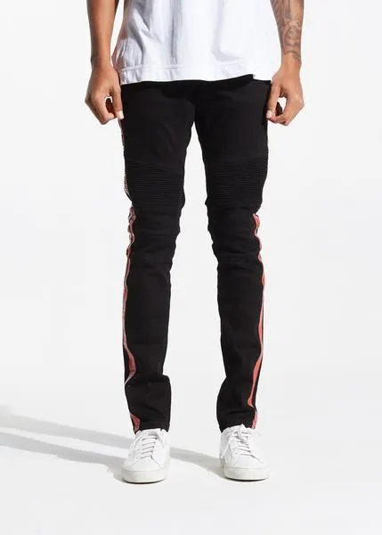 Racer Biker Denim (Jet Black)