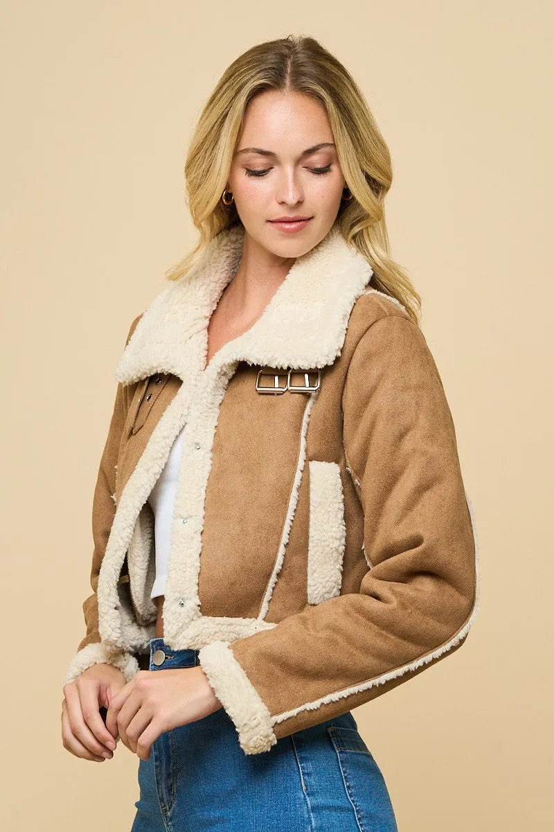 Short Faux Fur Jacket