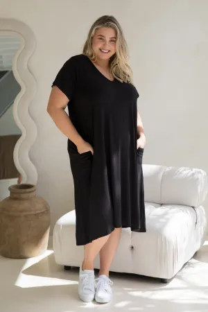 T-Shirt Dress | Black