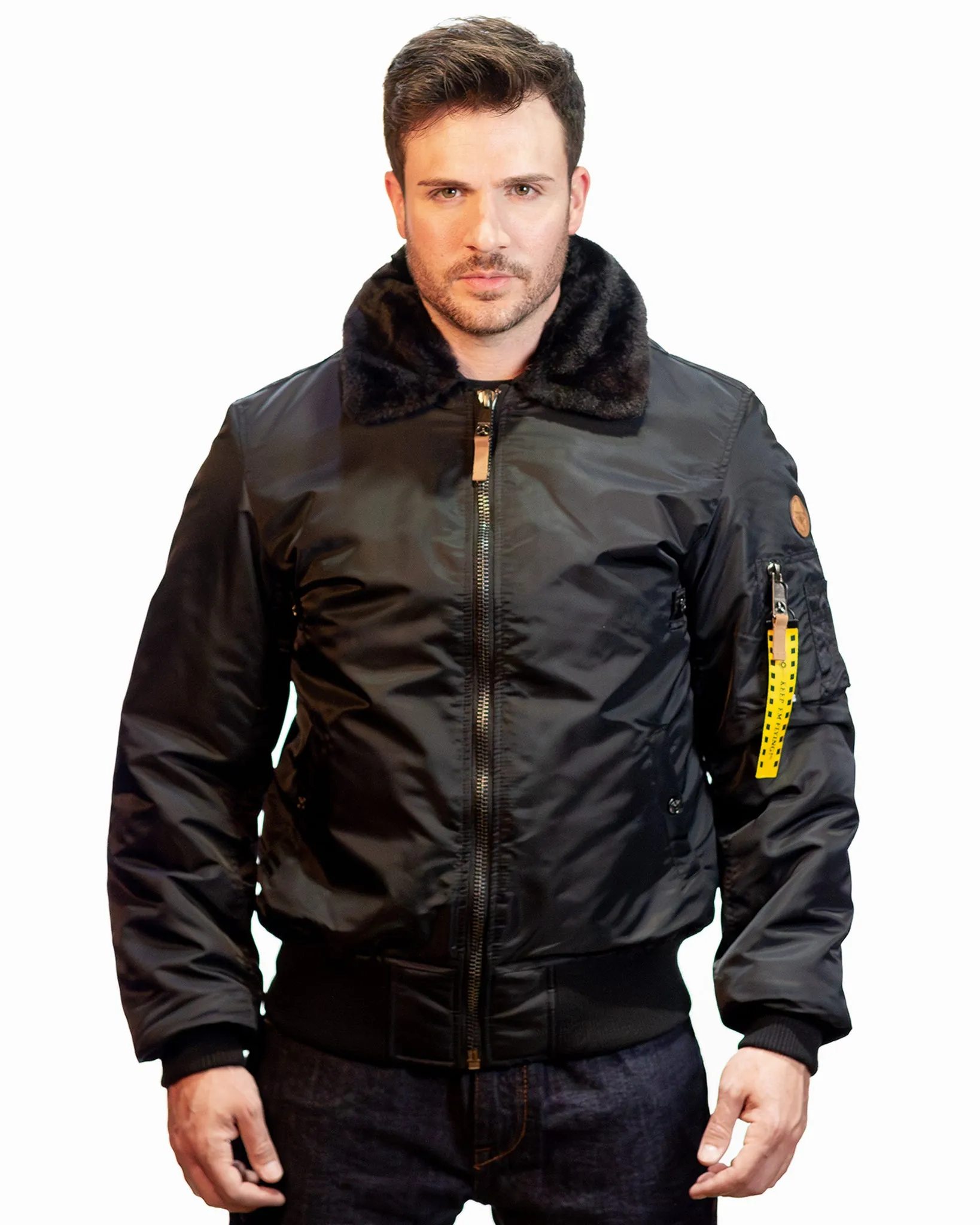 TOP GUN® B-15 MEN'S HEAVY DUTY FLIGHT BOMBER JACKET