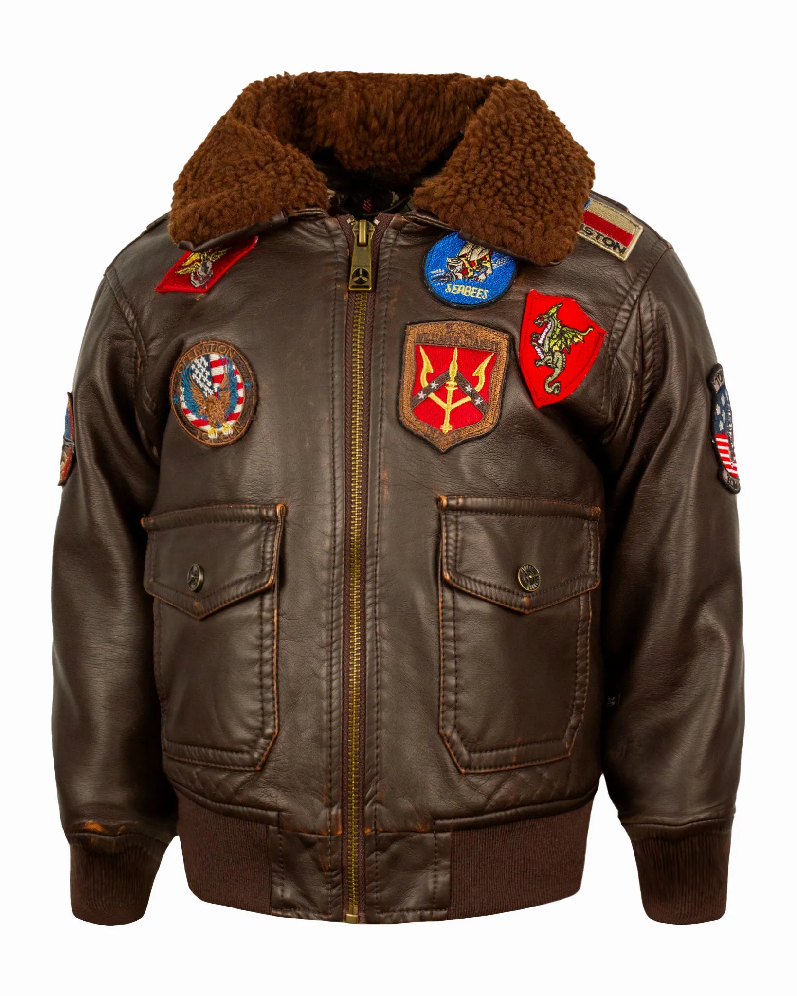 TOP GUN® KIDS PU AVIATOR BOMBER