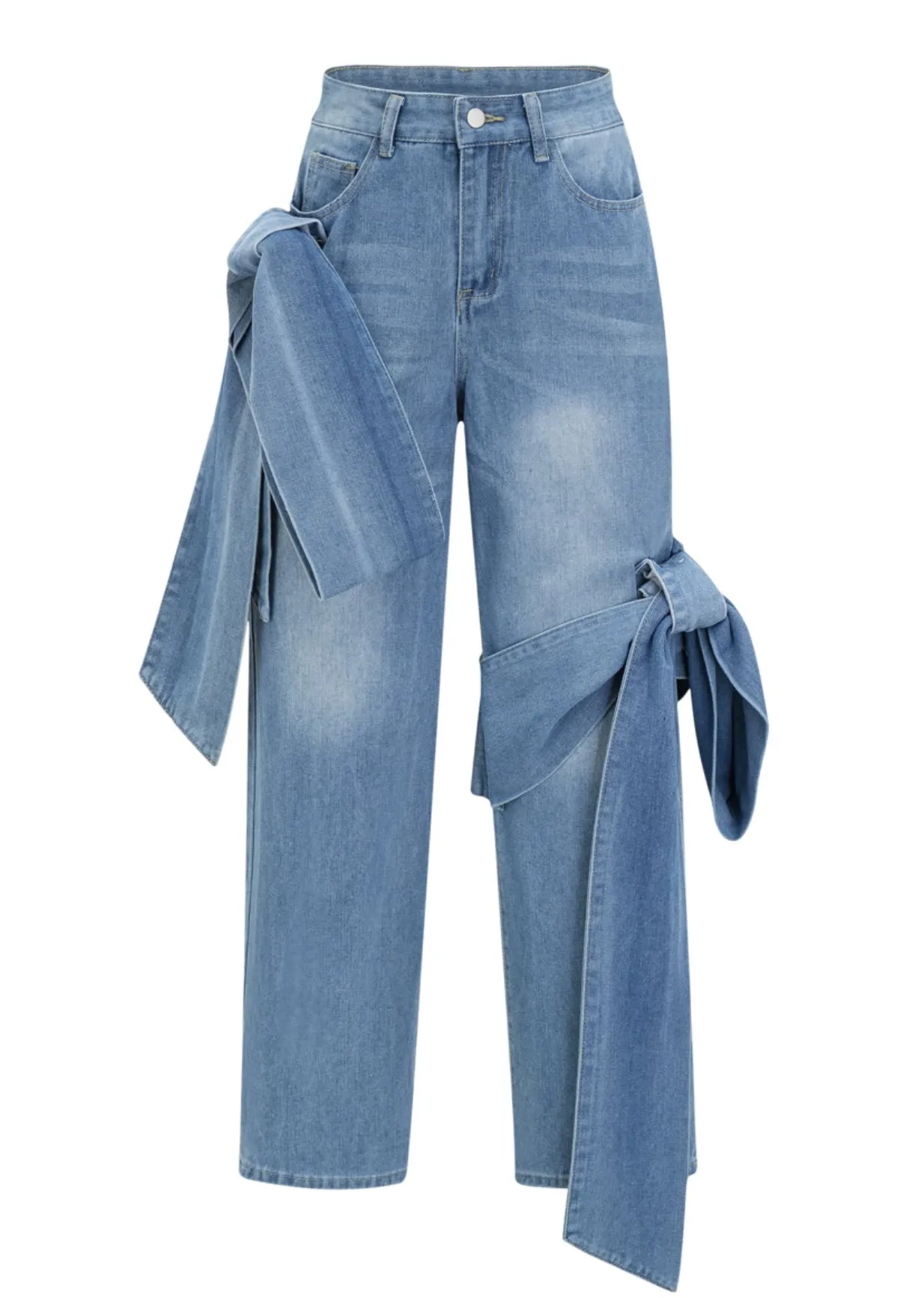 Trina Denim Bow Jeans